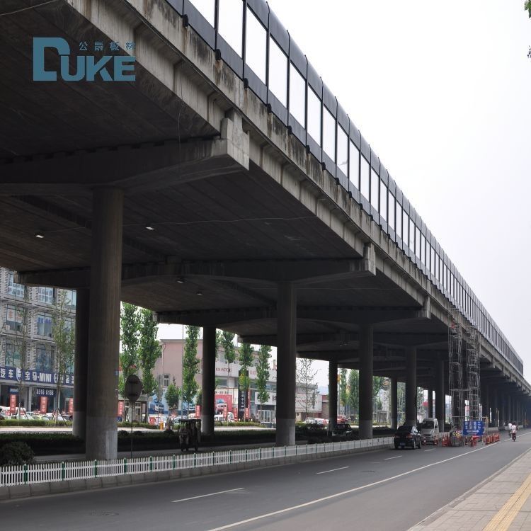 ১০০% ভার্জিন ম্যাটেরিয়াল কাস্ট অ্যাক্রিলিক শিট ৫মিমি থেকে ২০মিমি পুরুত্ব টেকসই প্যানেল আউটডোর সাউন্ড ব্যারিয়ার / নয়েজ ব্যারিয়ারের জন্য