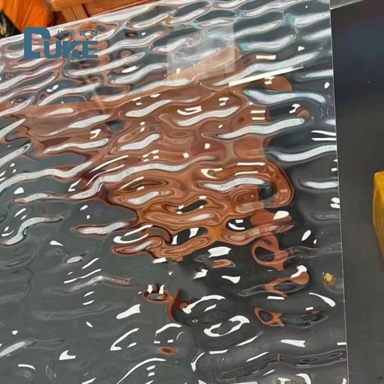 অভ্যন্তরীণ সজ্জা জন্য 1220 * 2440mm মধ্যে Reeded আলংকারিক প্যাটার্ন গ্রে এক্রাইলিক Perspex শীট