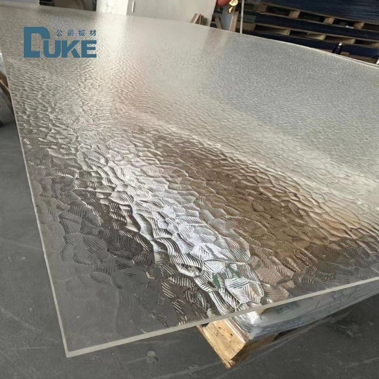 অভ্যন্তরীণ সজ্জা জন্য 1220 * 2440mm মধ্যে Reeded আলংকারিক প্যাটার্ন গ্রে এক্রাইলিক Perspex শীট
