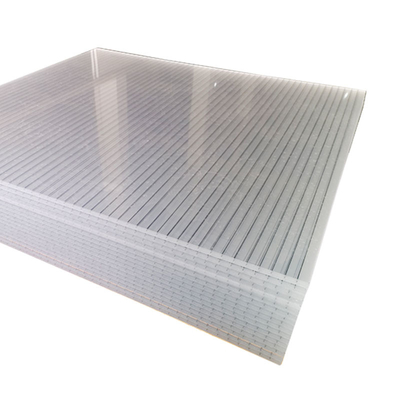 100% Mitsubishi MMA এক্রাইলিক শীট বাঁকা শব্দ বাধা বেড়া 12mm